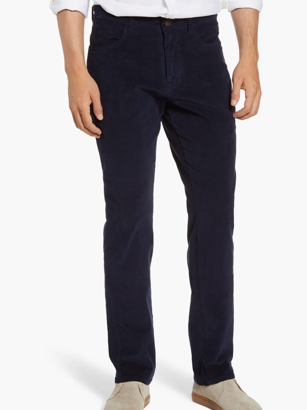 Vintage 1946 Navy Corduroy Casual Pants Stoned & Beaten Collection 38W x 34L